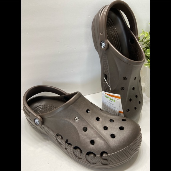 NEW Crocs Baya l Slip On Clogs Brown M10/W12,M11 - Picture 10 of 10